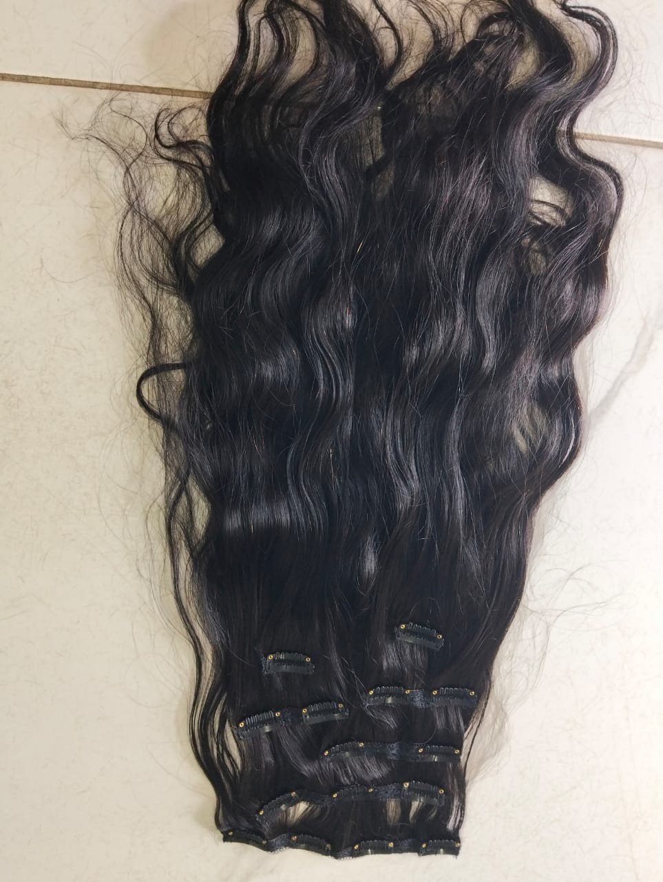 Vietnam raw hair Double drawn Clips extension – Image 2