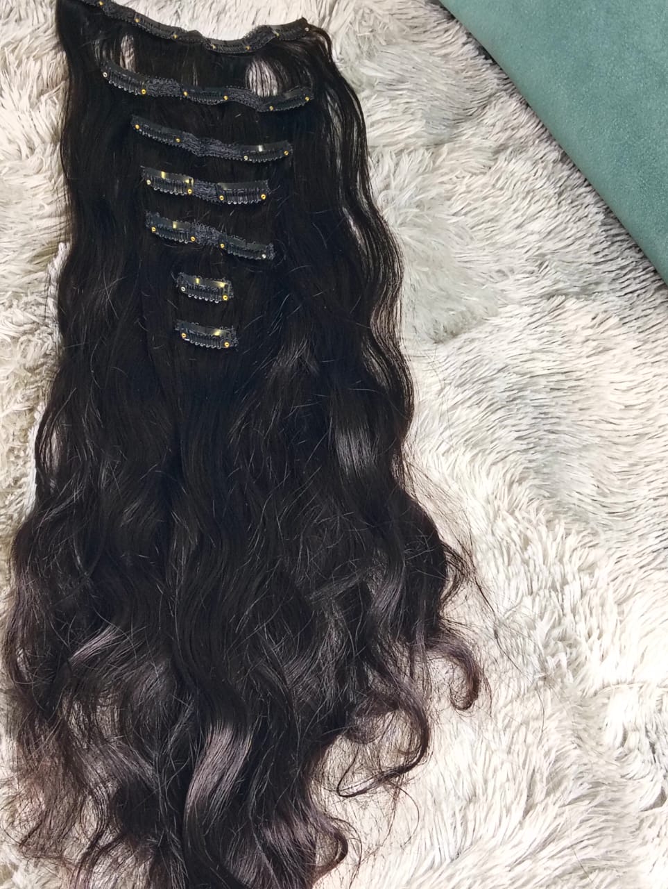 Vietnam raw hair Double drawn Clips extension – Image 4