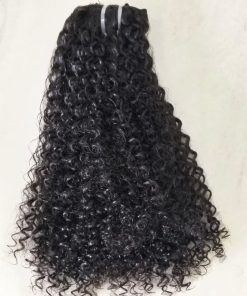 Vietnam raw hair clips Kinking curly Double drawn