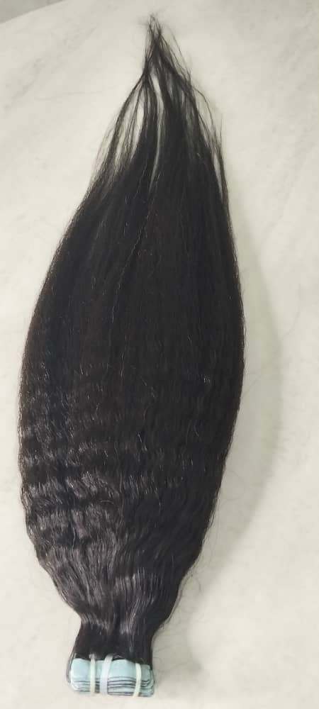 Indonesia raw hair kinking straight Single drawn sticker LG 28