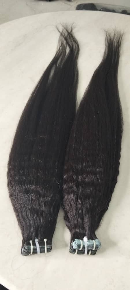 Indonesia raw hair kinking straight Single drawn sticker LG 28 – Image 4