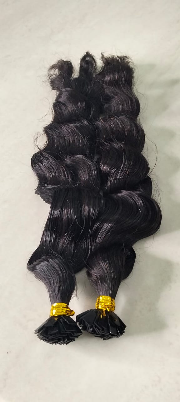 Vietnam raw extension hair wave Double drawn LG 20"