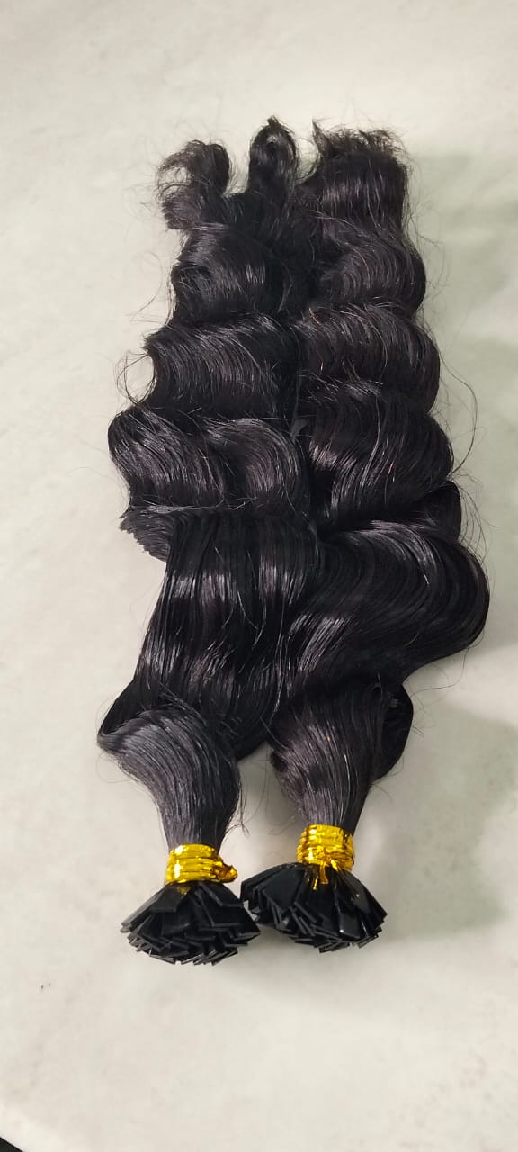 Vietnam raw extension hair wave Double drawn LG 20" – Image 3